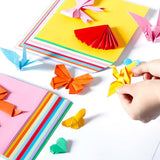 50 Sheets A4 Cardstock 10 Colors Origami Craft Paper Set