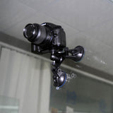 Triple Suction Cup Mount for GoPro and Action Cameras  Adjustable Camera Mount with Ball Head