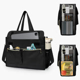 Insulated Lunch Tote Bag with Compartment Perfect for Travel and Leisure Black