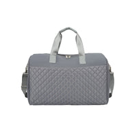 Women Large Travel Duffle Bag Carry-on Overnight Bag Weekend Travel Tote Bag Yoga Gym Bag Gray