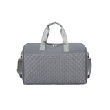Women Large Travel Duffle Bag Carry-on Overnight Bag Weekend Travel Tote Bag Yoga Gym Bag Gray