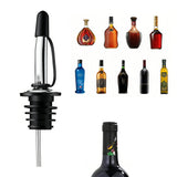 12Pcs Liquor Pour Spout With Dust Caps - Bottle Pourers for Alcohol Silver