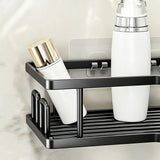 2PCS Carbon Steel Corner Caddy Adhesive Shower Shelf for Bathroom