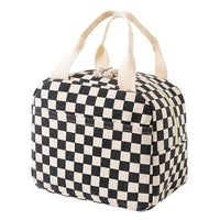 Cute Corduroy Lunch Bag Insulated Lunch Tote Bag for Work Picnic Travel Style 1