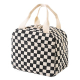Cute Corduroy Lunch Bag Insulated Lunch Tote Bag for Work Picnic Travel Style 1