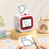 AI Voice Sticker Maker Inkless Portable Printer for DIY Birthday Gift