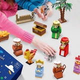 Nativity Advent Calendar 24-Day Building Block Set Christmas Countdown Calendar