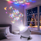 Rechargeable USB Rotating Christmas LED Projection Light Style 1