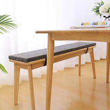 Long Bench Cushion with Ties for Dining & Window Bench