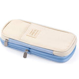 Large Capacity Pencil Case Student Teen Girls Boys Sky blue