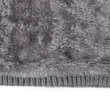 Thick Fleece Neck Warmer Winter Ski Gaiter for Men Women Gray