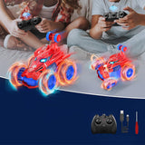 Remote Control Spiderman Car with 360 Flips – RC Toy