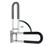 Folding Handicap Grab Bars Rails Toilet Handrails Bathroom Support Rail