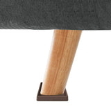 8 PCS Rubber Furniture Leg Floor Protectors with Anti Slip Textured Base Brown