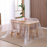 6 PCS Plastic Drop Cloths Painter's Sheeting & Tarps for Painting Waterproof Furniture/Couch/Floor Protection