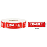 1000 PCS Self Adhesive Fragile Stickers Handle with Care for Shipping Boxes