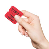1000Pcs Tacticai Raffle Tickets for Carnivals Events Entry Reward Fundraiser Prizes Red