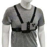 6-Piece Head Strap and Chest Harness Mount Kit for Phone and Action Cameras