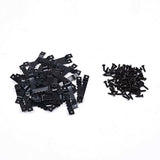 100 Pack Sawtooth Picture Frame Hangers with Hooks & Screws