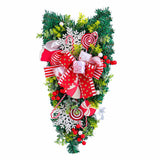 Christmas Hanging Upside-Down Tree Candy Decoration – For Door and Wall