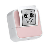 Mini Portable Bluetooth Thermal Sticker Printer for Photos Notes and Gifts Pink
