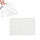 Anti-Slip Bath Mat Suction Shower Mats Bathroom Bathtub Floor White