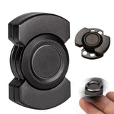 3-in-1 Fidget Spinner Slider & Clicker Stress Relief Toy for Kids & Adults Black