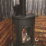 Heat Powered Fireplace Fan Stove Fan with Thermometer