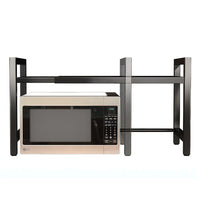 Adjustable Metal Shelf Stand for Microwave Oven Kitchen Storage Rack Organize