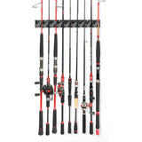 Vertical Fishing Rod Holder Wall Mounted Fishing Pole Rack for Garage Home