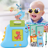 Kids 224 Words Talking Flash Cards Set Preschool Words Learning Cards Toy Blue