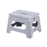 Folding Step Stool Portable Lightweight Stool for Adult Gray