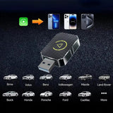 Wireless CarPlay Android Auto Adapter Plug and Play USB Car Dongle Connect Box