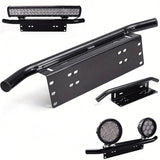 Aluminum License Plate Frame 23 Inch Matte Black Truck SUV Jeep