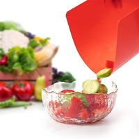 4Pcs Set Flexible Cutting Boards Plastic Kitchen Chopping Boards for Meat and Vegetable