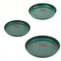 12Pcs Round Plastic Plant Saucers – Durable Flower Pot Trays for Indoor & Outdoor Garden