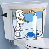 Universal Toilet Flapper Replacement Kit for Toilet Tank Flapper With Stainless Chains and Wrench