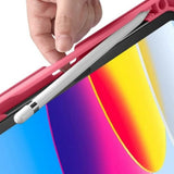Backlit Keyboard Case Detachable for iPad 10.2 and 10.5 Inch Pink