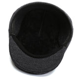 Men's Wool Flat Cap Retro Golf Driving Hat