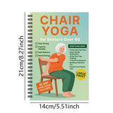 Chair Yoga Notebook for Seniors Strength Balance & Wellness Exercises Orange