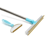 Pet Hair Remover Set for Dogs Cats Reusable Fur Removal Brush with Ergonomic Handle for Clothes Sofa Carpet Furniture