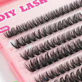 640Pcs Lash Clusters Individual Eyelash Extensions 30D-60D Mixed Volume False Lashes