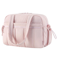 Gym Bag for Women Travel Duffle Bag with Wet Pocket Carry on Weekender Bag Pink