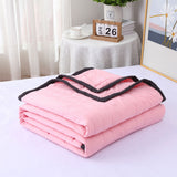 200 x 150cm Summer Blanket Washable Air-Conditioning Quilt Pink