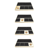Dog Durable Wooden Nail Scratch Pad Portable Multi-Functional Nail Care Boards for Indoor/Outdoor Training