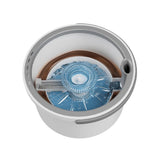 360 Degrees Rotatable Mop Bucket Kit Extendable Handle Floor Wall Cleaning Mop with 4 Replacement Mop Pads