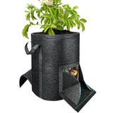 2Pcs 15 Gallon Potato Grow Bags with Unique Harvest Window & Visible Window