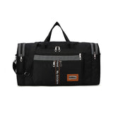 Mens Sports Travel Duffel Bag Large Capacity Gym Bags Luggage Bag Black