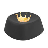 Dog Liquid Lick Bowl Slow Feeder with Rolling Ball for Wet Food and Liquid Black