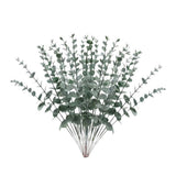130 Pcs Artificial Mixed Eucalyptus Stems Bulk 5 Kinds for Vase Wedding DIY Home Decor